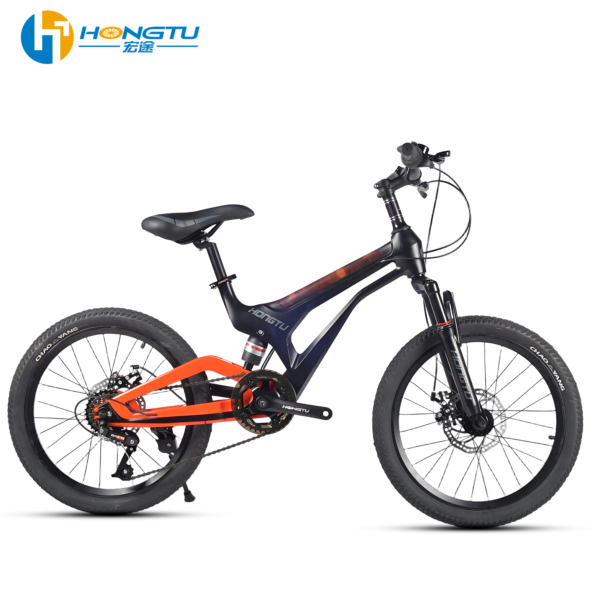 HongTu 20 inch Alloy Suspension Bicycle Variable Speed Boys and Girls Primary School Students Sports Series X104 - Image 2