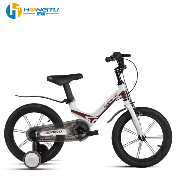 HongTu Wholesale Children's Bicycles with Adjustable Seats and Colorful Designs for Girls&Boys Cicycles for 3-5 Year Old with Training Wheels 16-BMJ407 - Image 2