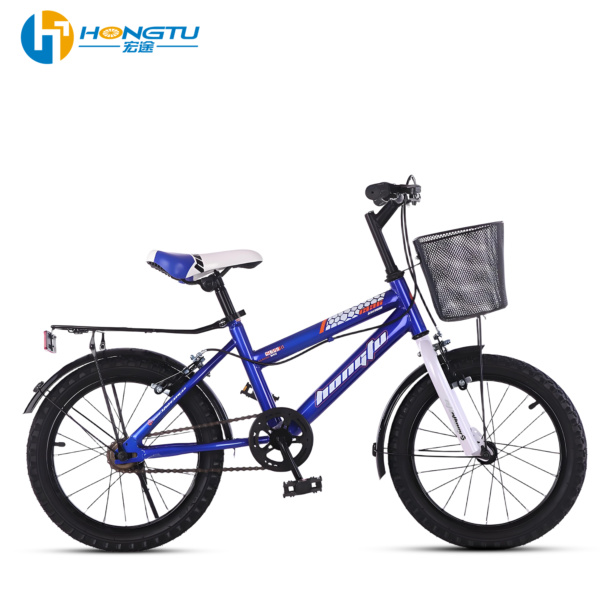 HONG TU Children's bicycle with adjustable seat can carry people aged 5-8 years old with a bike rack 16-BSD906 - Image 2