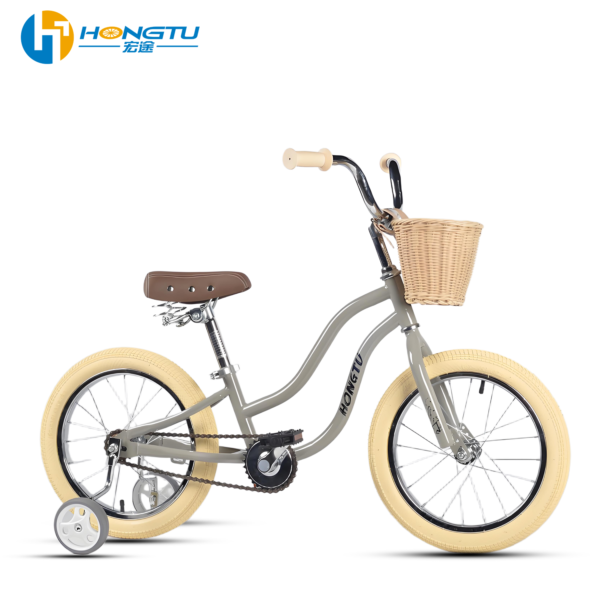 HongTu Wholesale Children's Bicycles with Adjustable Seats and Training Wheels for Boys Aged 5-8 Years Old 16-GSH409