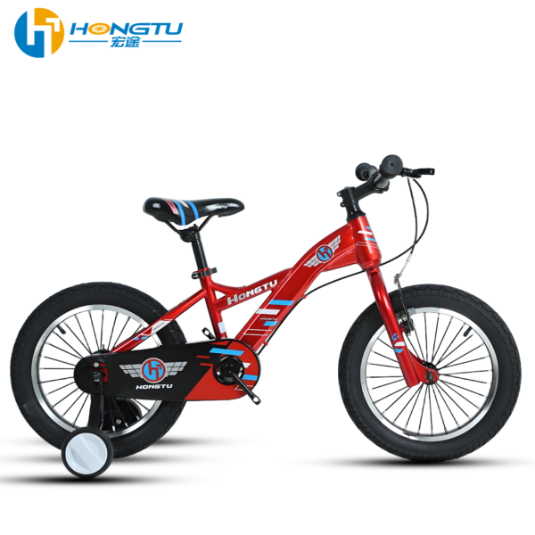 HongTu Wholesale Children's Bicycles with Adjustable Seats And Training Wheels For Boys Aged 3-5 Years Old 16-BMN121 - Image 6