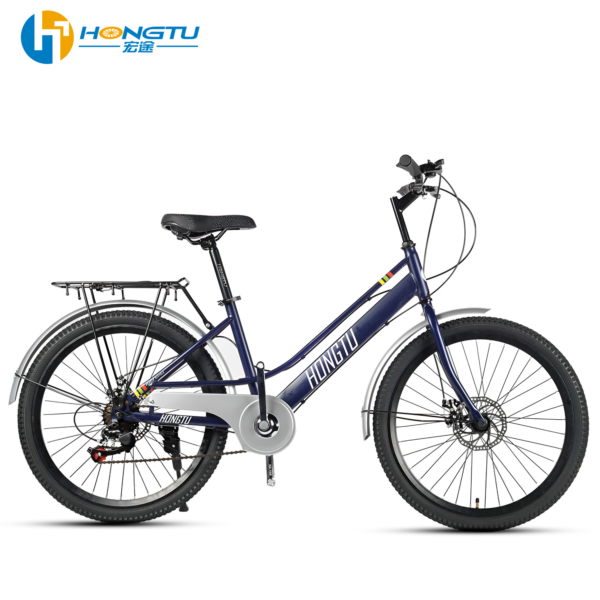 HongTu Wholesale 26 inch Mountain Bike 21 Speed Steel Frame Adult Mountain Bike Sport Series With Rear Seat S6008 - Image 2