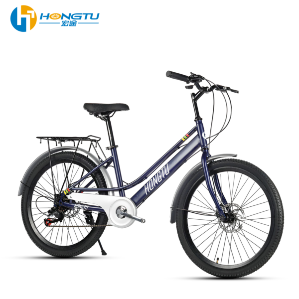 HongTu Wholesale 26 inch Mountain Bike 21 Speed Steel Frame Adult Mountain Bike Sport Series With Rear Seat S6008