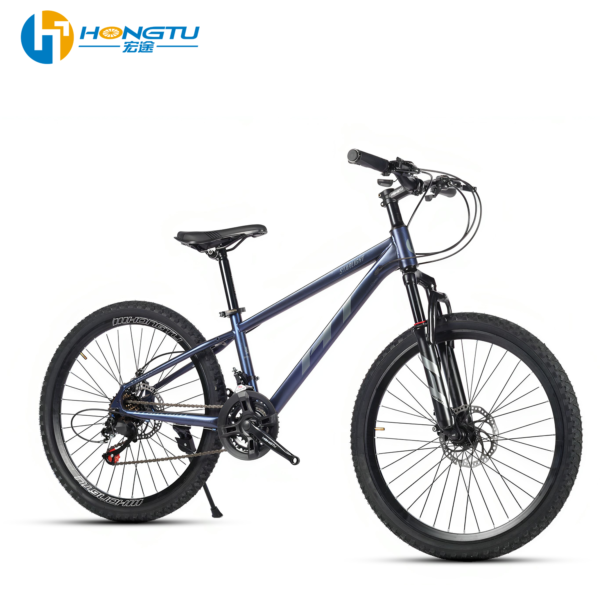 HongTu Wholesale 26 inch Flat Handlebar Mountain Bike With 21 Speeds Steel Frame Alloy Material Adult Sport Mountain Bike S6009