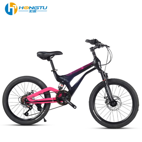 HongTu 20 inch Alloy Suspension Bicycle Variable Speed Boys and Girls Primary School Students Sports Series X104 - Image 3