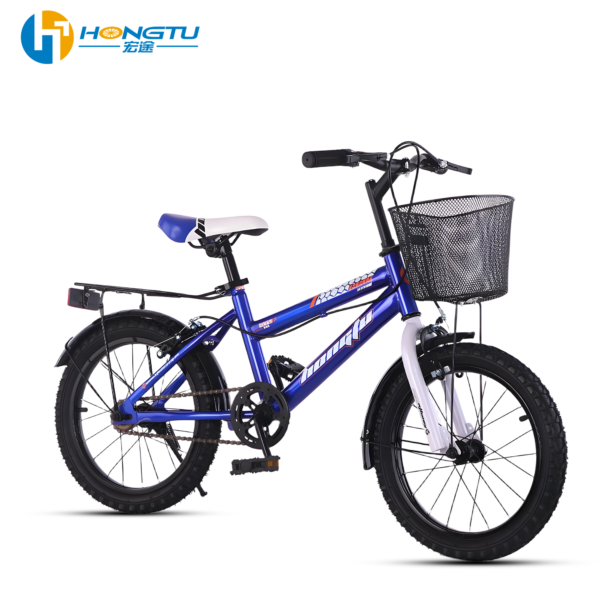 HONG TU Children's bicycle with adjustable seat can carry people aged 5-8 years old with a bike rack 16-BSD906 - Image 3