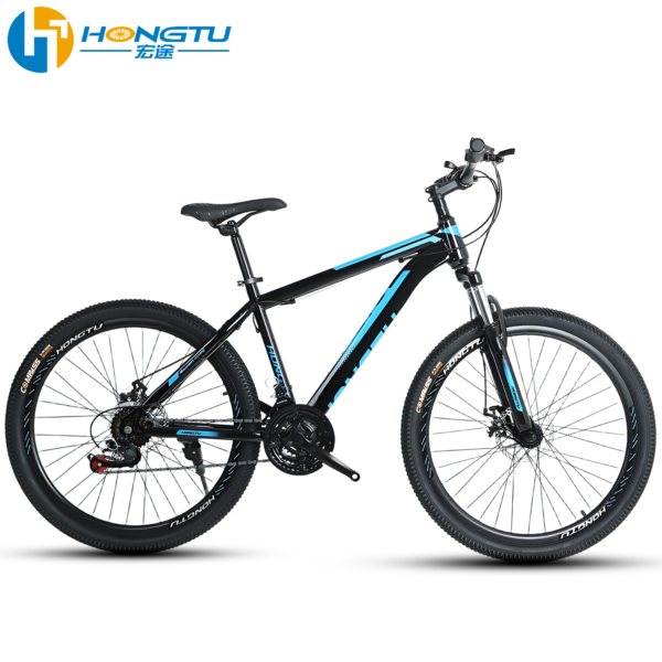 HongTu Wholesale Alloy Material 26 inch Mountain Bicycle 21 Speed Steel Frame Mountain Bicycle Sports Series HZ820 - Image 4