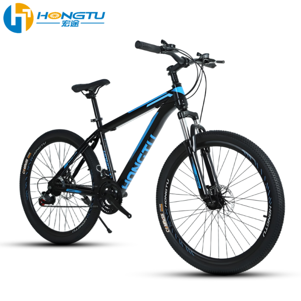 HongTu Wholesale Alloy Material 26 inch Mountain Bicycle 21 Speed Steel Frame Mountain Bicycle Sports Series HZ820 - Image 5