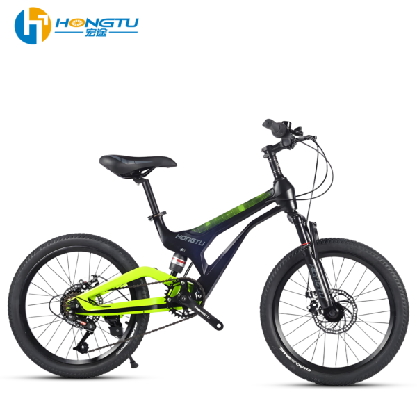 HongTu 20 inch Alloy Suspension Bicycle Variable Speed Boys and Girls Primary School Students Sports Series X104