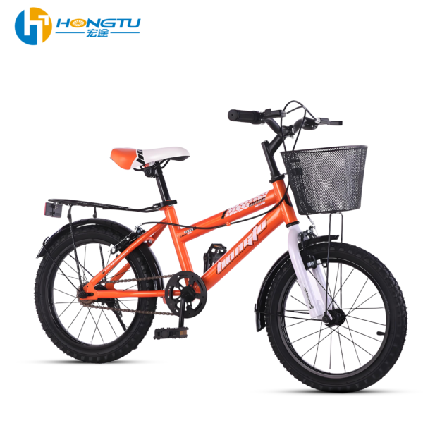 HONG TU Children's bicycle with adjustable seat can carry people aged 5-8 years old with a bike rack 16-BSD906 - Image 5