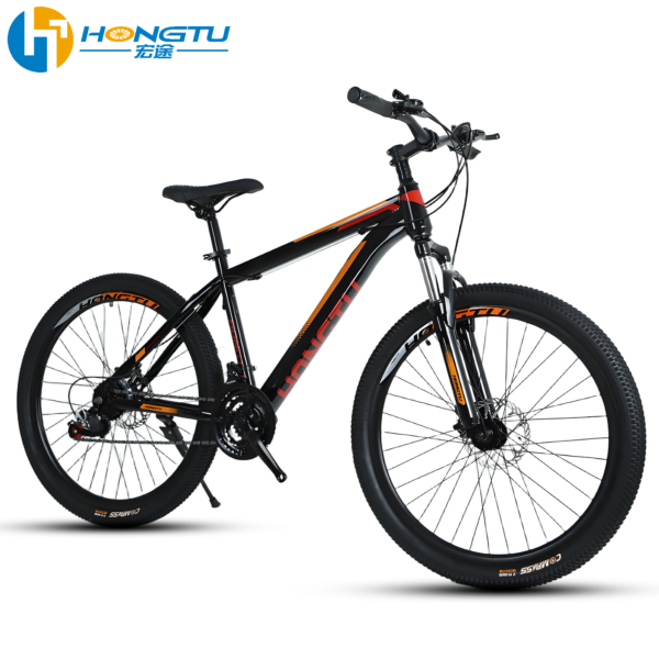 HongTu Wholesale Alloy Material 26 inch Mountain Bicycle 21 Speed Steel Frame Mountain Bicycle Sports Series HZ820